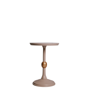 MESA DE APOIO DIAMENTE FENDI COM DETALHE DOURADO
